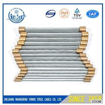 Galvanized Steel Wire Strand 1450 MPa High Carbon 1X7 1X19 for Communication