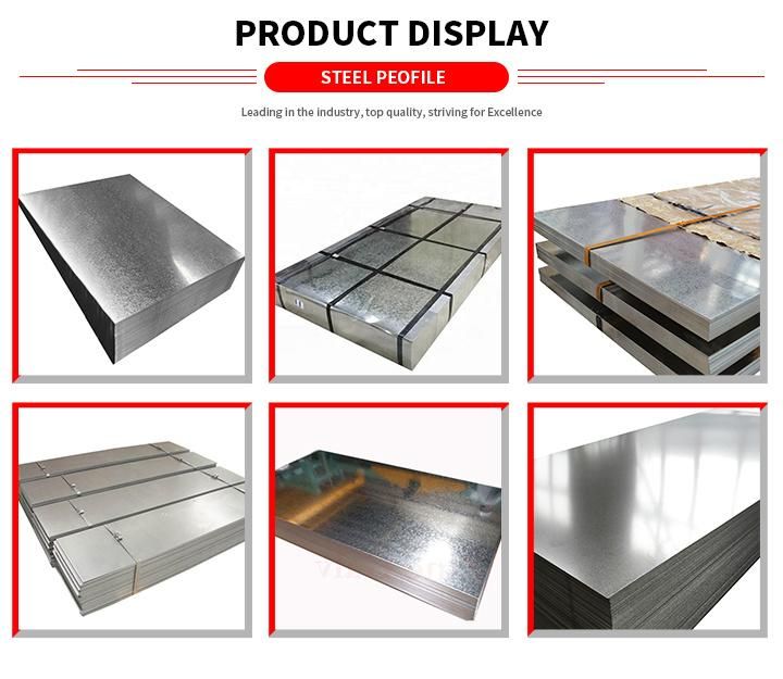 Hot Dipped Dx51d G60 G90 Galvanized Steel Plate