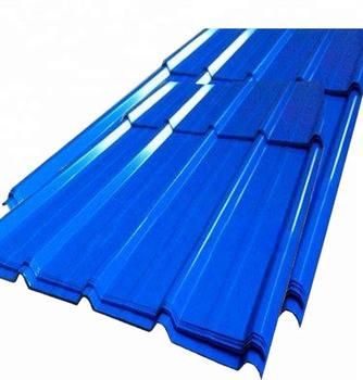 PPGI Wave Roof Materials Metal Galvanized Steel Color Roofing Sheet PPGI Galvanized Blue Colored Corrugated Steel Wall/Roof Sheet Roof Tile