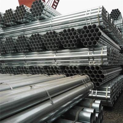 China Youfa Brand Galvanized Steel Pipe Externally &amp; Internally Zinc Coating 505 Gram/M2 for Telegraph Pole