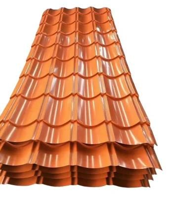 PPGL Color Coated Galvalume Az120 Corrugated Profile Roofing Sheet