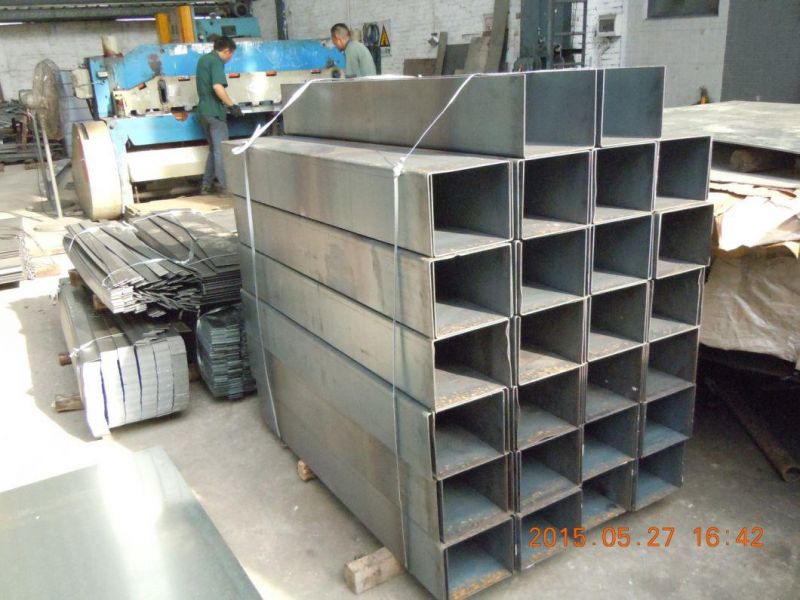 Q235B Q345b Galvanized Steel Pipe Rectangular Tube Square Tube/Steel Connector 90 Degree