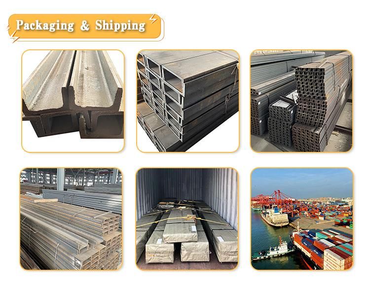 Hot Rolled A36/Ss400/Q235/JIS Standard Ms Carbon/Stainless/Galvanized/ Zinc Coated Section Channel Steel Profile C Z U W J H Shape Steel Channel