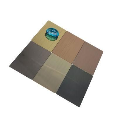JIS AISI ASTM Champagne Gold PVD Coating Super Mirror 8K Anti Fingerprint Apf Anti Corrosion Inox Stainless Steel Sheet