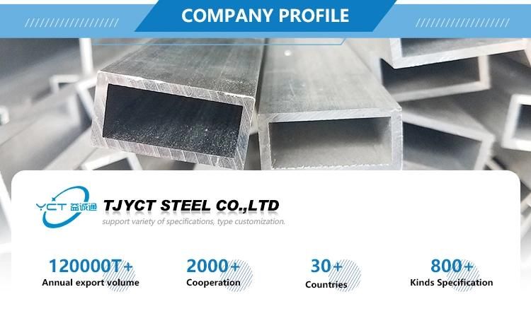 202 201 304 316 321 Stainless Steel Pipe Square and Rectangular Shape Hollow Steel Tube