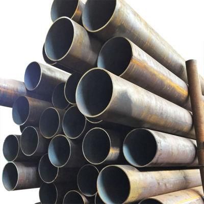 Schedule 40 Carbon ERW Welded Mild Round Black Steel Pipe for Furnitures and Construction