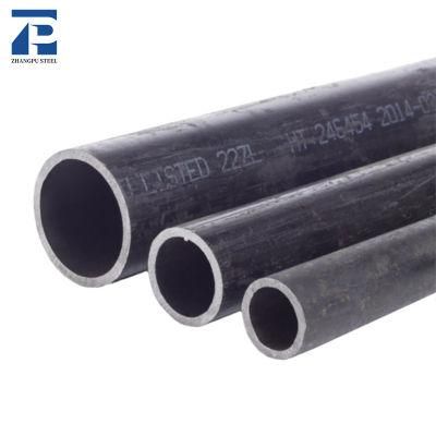 Q195 6m Length ERW Hot Rolled Metal Steel Round Tube Black Iron Carbon Steel Pipe