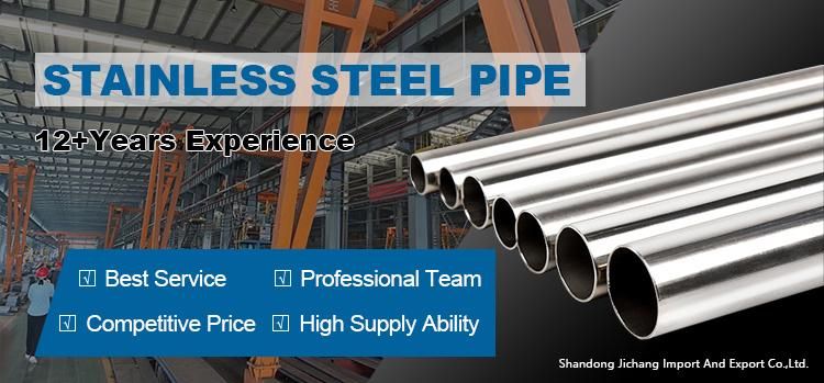 Manufacturer Factory Price OEM ODM Welded Stainless Steel Water Pipe 304 316 Fitting Ss Pipes