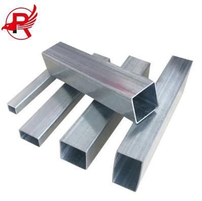 High Quality Q235, Q195, A36 Tubular Steel Galvanized Rectangular Steel Hot DIP Galvanized Square Steel Tube for Building, Construction, Decoration