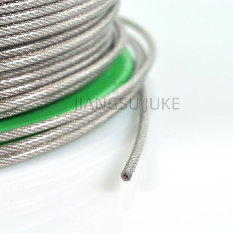 Green/Orange/ White PVC Coated Steel Wire Rope