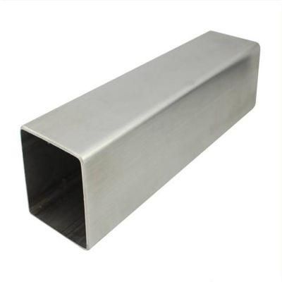 China Wholesale Free Samole Rectangle Tube AISI 201 304 316 316L Brushed Stainless Steel Welded Square Pipe Tube in Stock