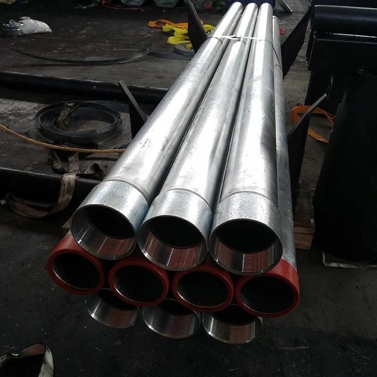 Hot DIP Galvanized Round Steel Tube Pipe Carbon Steel Seamless ERW Sch 40 Sch 80 Pipe