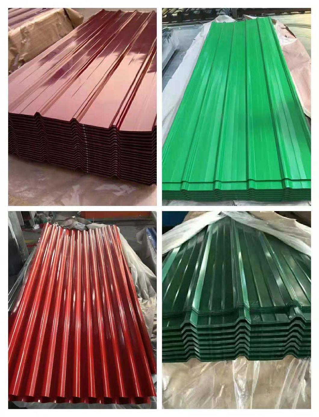 High Quality Galvanized Colour Coated Corrugated Steel Roofing Sheet Metal Roofing Prices Low Slope Roofing