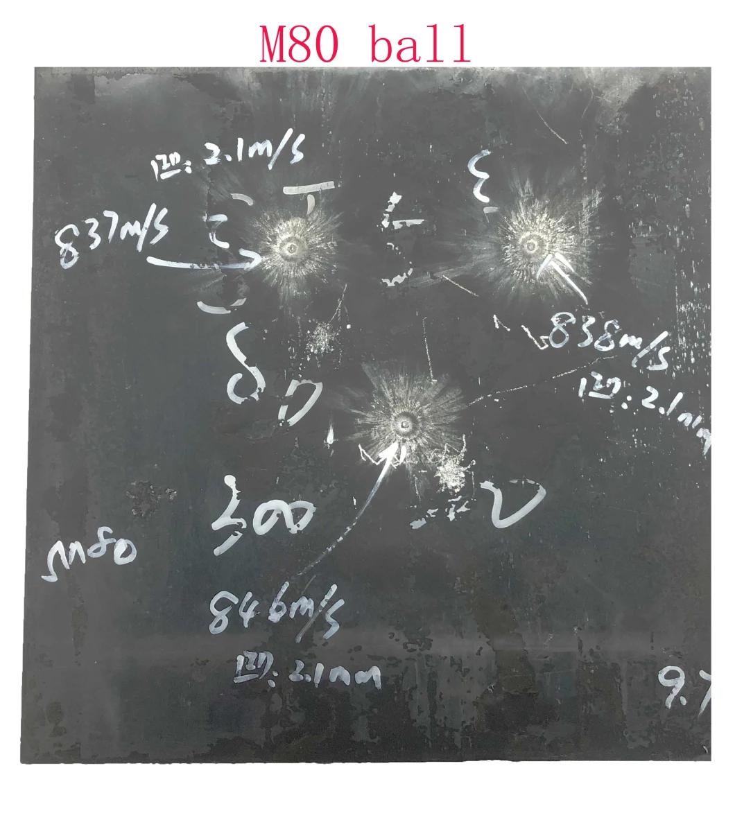 Bulletproof Steel (AR500 AR550 AR600) for Vehicle and Plate Nij Standard Free Sample