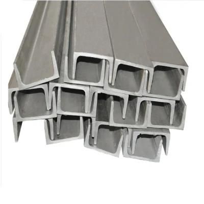 Suppliers Hot Rolled 321 316 310S U Channel Profile Stainless Steel C Channel