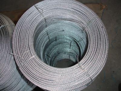 6X19 1X7 7X19multi Stranded Rope Galvanized Steel Wire Rope