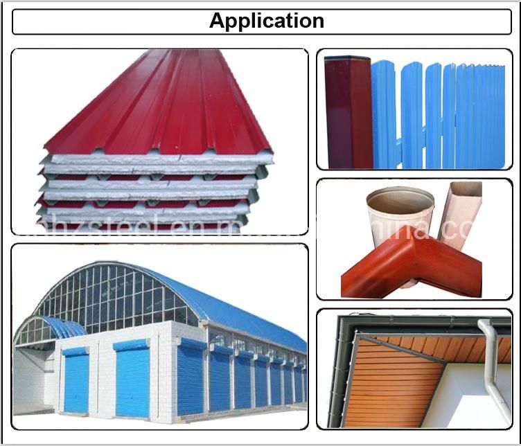 Colored Corrugated Steel / Ibr Roofing Sheets / PPGI Roofing Tile