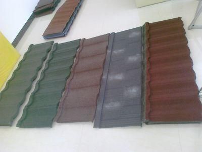 Egypt Corrugated Color Metal Roofing Sheet Building Material Stone Coated Metal Roof Tile