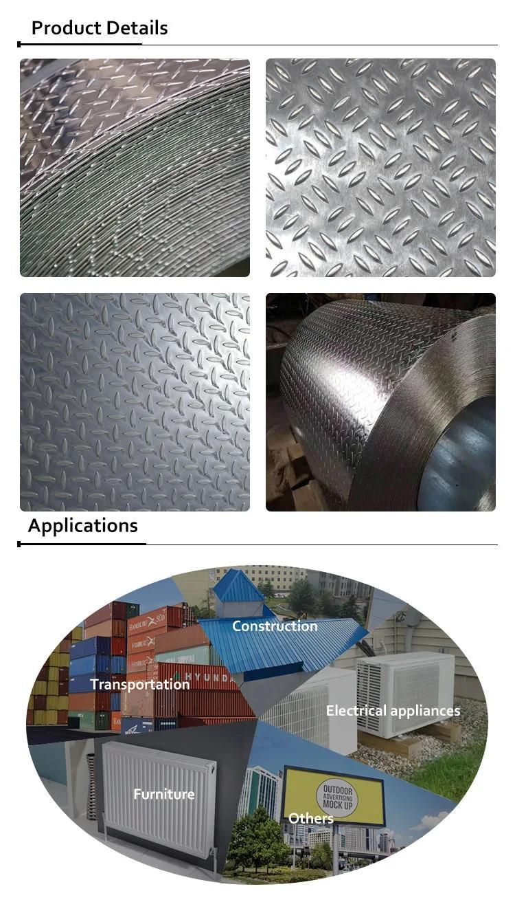 Manufacturers Supply Checkered Plate Cheap Galvanized Pattern Plates Rolls
