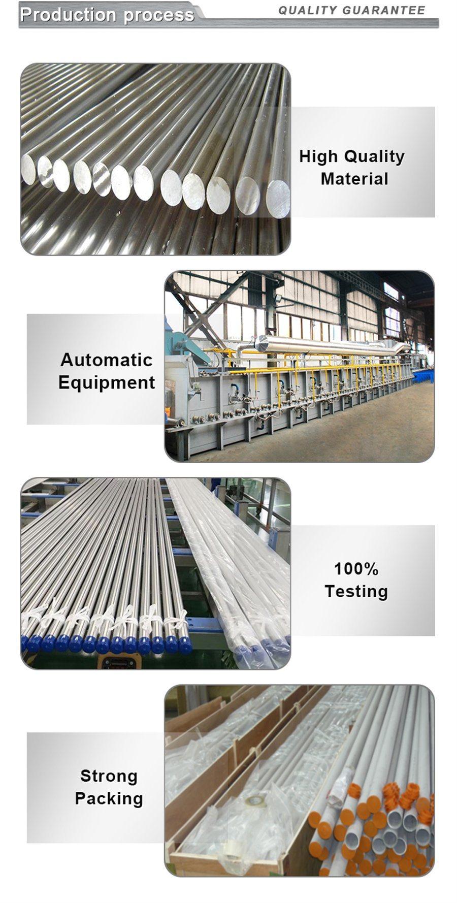 Manutcaturer Stainless Seamless Steel Tube TP304L Tp316L 310S 321 2205