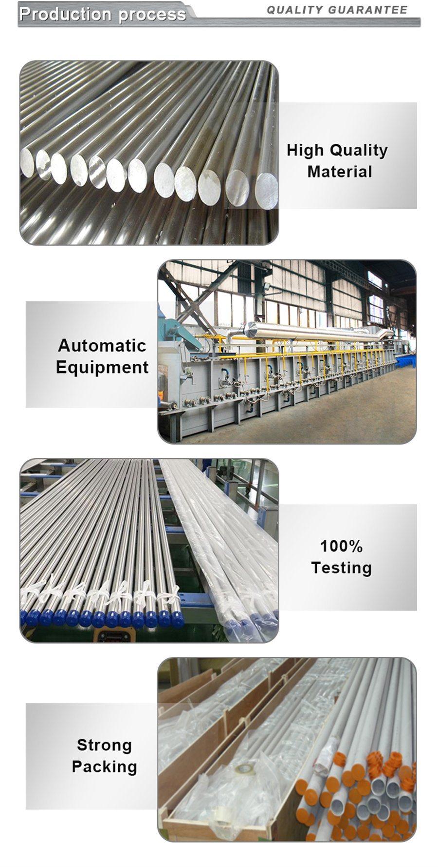 Manutcaturer Stainless Seamless Steel Tube TP304L Tp316L 310S 321 2205