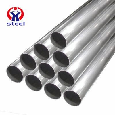 ASTM JIS En Ss201 304 316 321 Seamless Stainless Steel Pipe Tube with Construction Material