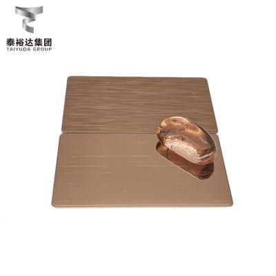 Best Standard Cold Rolled AISI 316 A240 A480 A554 A276 No. 1 2b Ba No. 4 8K Rose Gold Hairline Hl Stainless Steel Sheet