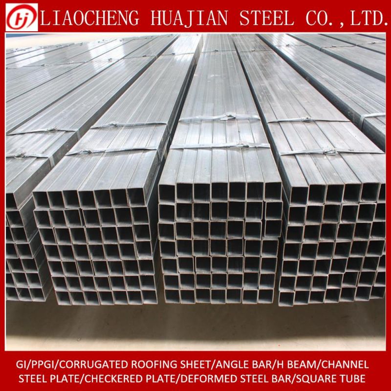 ASTM A500 Black Square and Rectangular Steel Tube in Stock