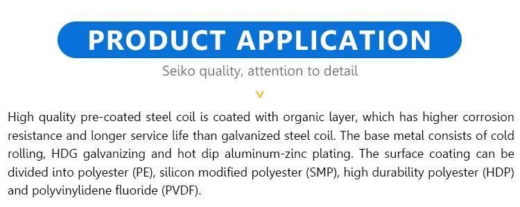 Cold Rolled PE HDP SMP PVDF Coating Ral Color Zinc Galvalume Steel Sheet Price PPGL Hot DIP Pre-Painted Galvanized Steel Coil PPGI for Color Roofing