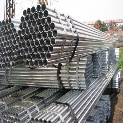 Q235 BS1387 EMT Electrical Metallic Tubing Round Galvanized Steel Pipe