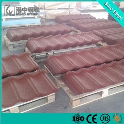Building Materials Prefabricated House Colorful Stone Coated Metal Roofing Tile