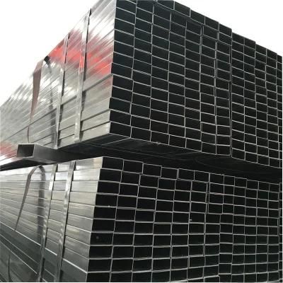 En10219 Standard Galvanized Rectangular Pipe Hollow Rectangular Steel Tube