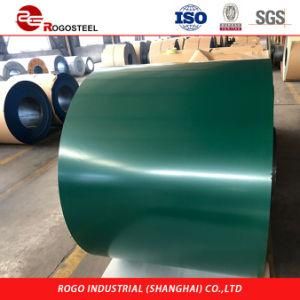 PPGI Galvanized Steel Green Color Ral Manufecture Colour Coated Steel Filmed PVC