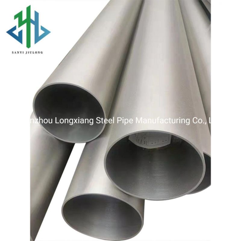 Ss 304/304L 316/316L Stainless Steel Welded Pipe Sand Tube Blasting/Shot Blasting/ Rolling Sand