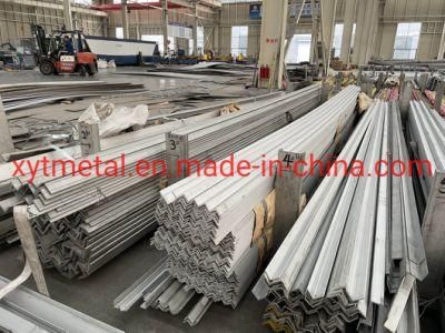 Hot Rolled 201 321 304 316L 310S 2205 2507 904L Stainless Steel Angle Bar Equal Angle Bar