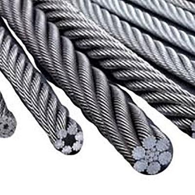 High Quality Metal Stainless Steel 6*37+FC 8mm Steel Wire Rope Cable