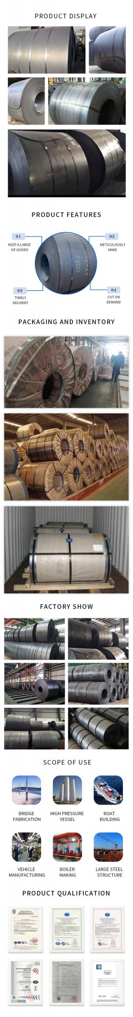 Hot Sale Price Per Ton Mild Cold Rolled Steel Coils Hot Rolled Carbon Steel Coil