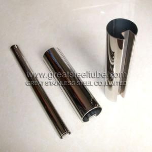 High Quality 316 Mirror Stainless Steel Slotted U Tubes for Balustrades