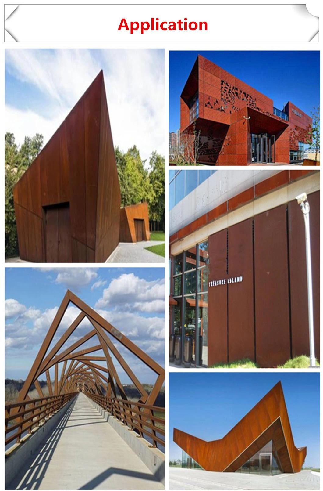 Weathering S355j2w A242 Corrosion Resistant Corten Steel Plate