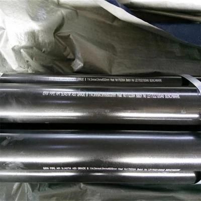 ASTM A53 Grade B Sch40 ERW Black Carbon Round Steel Pipe