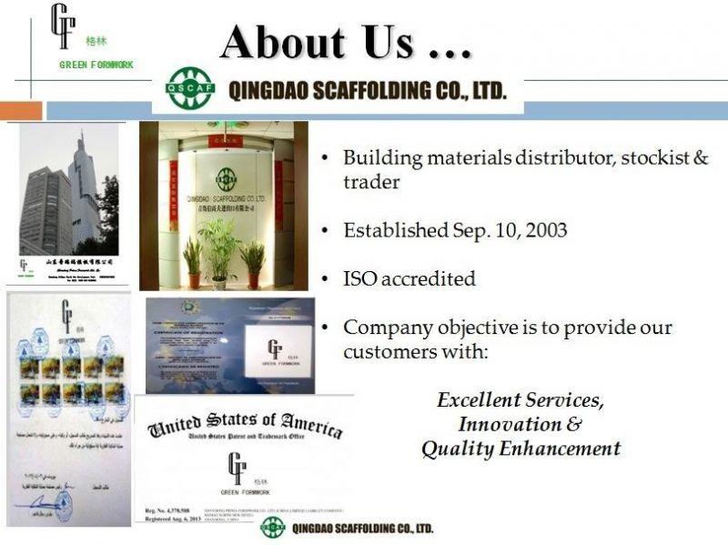 Haki Scaffolding Material Vertical Ledger for Building Construction