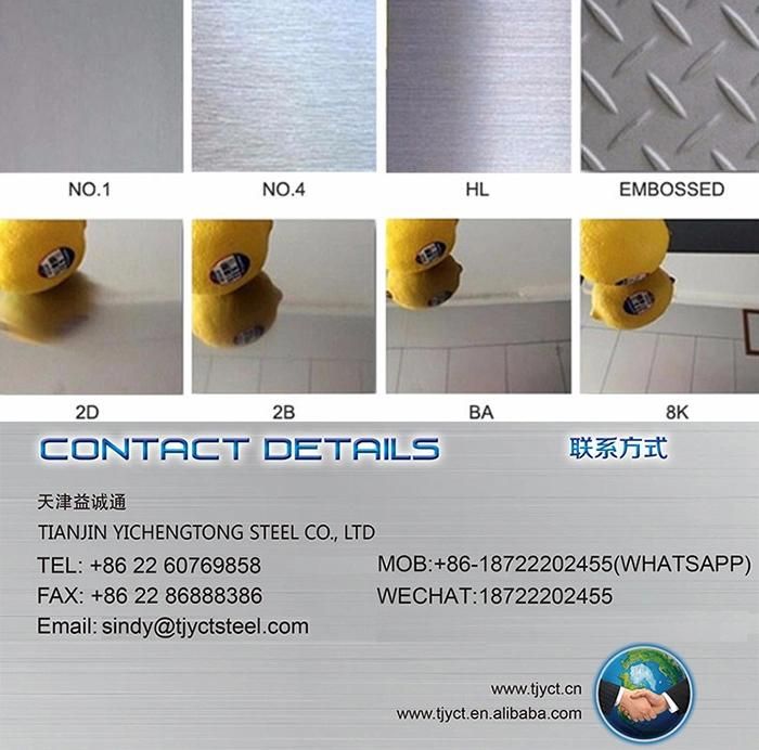 10mmx4′x8′ 304 Stainless Steel Sheet