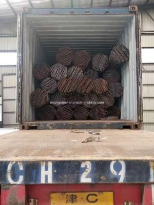 25mm 32mm 48mm 60mm 75mm 89mm Ms Steel ERW Carbon ASTM A53 Black Iron Pipe Welded Sch40 Steel Round Pipe and Tube for Building Material