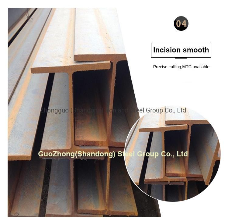 Steel H Beam Guozhong Hot Rolled Carbon Alloy Steel H Beam for Sale