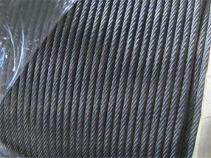 Hot Sale Black Steel Wire Rope 6X37+Iwrc