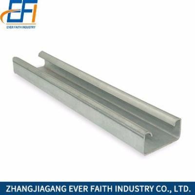 Customized Stainless Steel Factory Price Galvanized Unistrut C Channel