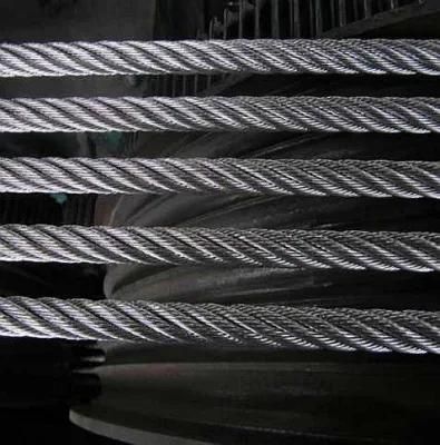 Anti-Twist 8X19s+FC Galvanized Steel Wire Rope for Elevator