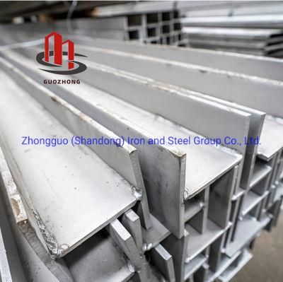 Guozhong 00cr20ni25mo4.5cu Stainless Steel H Beam/I Beam for Sale