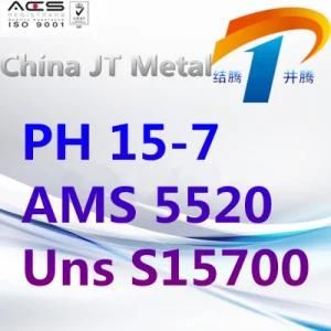 pH 15-7 Stainless Steel AMS 5520 Uns S15700 Sheet Pipe Bar, Good Quality