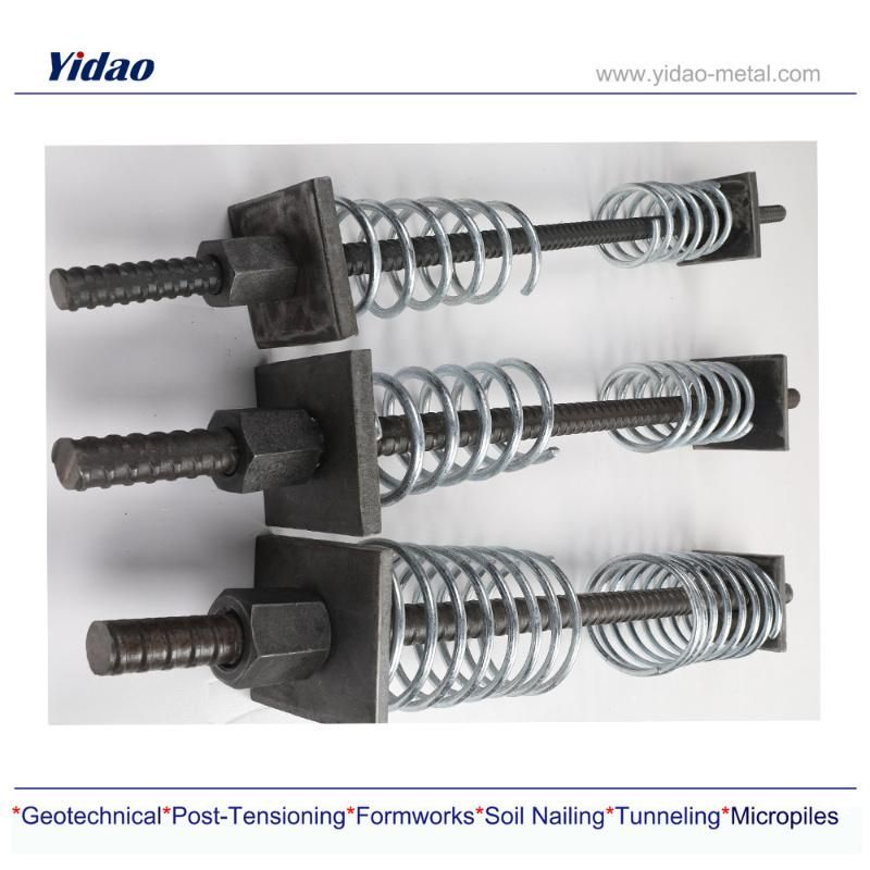 Prestressed Ground Anchors for Continuous Thread Bar